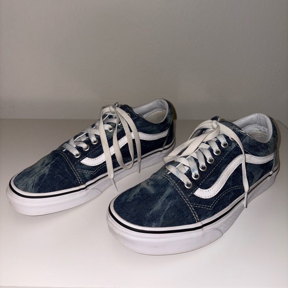 Vans Old Skool Acid Denim Sneakers Women's Sz9 Men’s 7.5 - Picture 6 of 7